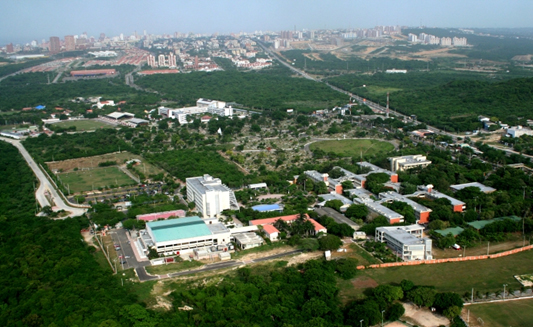 Campus Universidad del Norte, vista aérea