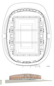 Proyecto de construcción del Palacio de Deportes